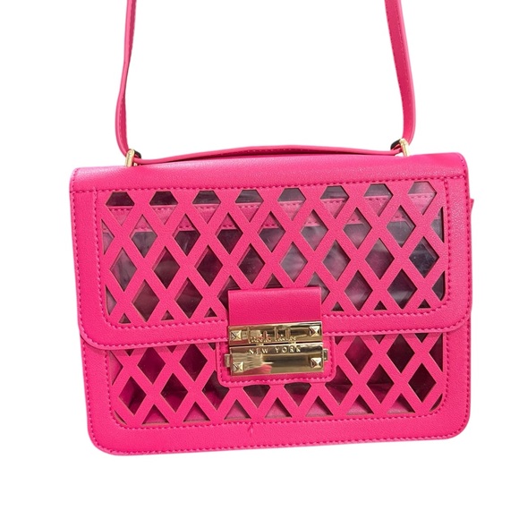 Nicole Miller Handbags - NICOLE MILLER NEW YORK Pink Crossbody Bag Adjustable Straps Barbiecore Casual